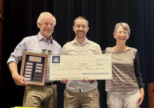 Matt Duggan, Dr Henry R. Scipione Award Recipient for 2022